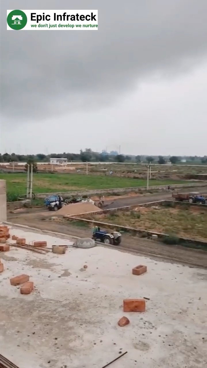 Mapple Green roads and plotted-area work from developer-supplied footage